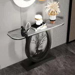 Unique Hall Metal Console Tables Entrance Nordic Lobby Modern Console Table Midcentry Simple Consolle Ingresso Home Furniture - Image 7