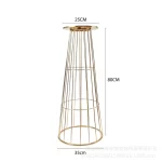 5/10 pcs New  Metal Vase Trumpet Shape Wedding Table Centerpiece Event Road Lead Flower Vases For Home Decoration - Image 8