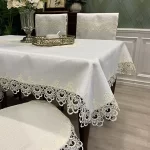 Tablecloth Rectangle Luxury Embroidery Lace Round Table Cover Flower Elegant Table JuppeTable Dining Cloth Table Flag Towels - Image 13