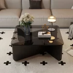 Aesthetic Coffee Table Elegant Design Glam Modern Side Table Space Premium Saving Vintage Sedentary Table Home Furniture - Image 2