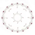 1pc 3 Sizes Tablecloth Rural Style Embroidered Round Table Cloth Home Hotel Decoration Table Cloth Home Party Table Covers - Image 2