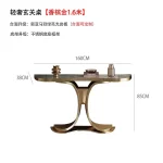 Elegant Vertical Living Room Table Metal Design Entry Premium Hotel Table Nordic Hall Wohnzimmer Tische Luxury Furniture - Image 7
