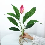 70-88CM Artificial Plants Green Plastic Monstera Fake Leaves Simulation Palm Tree Landscaping Park Hotel Home Decor Accessories - Image 11