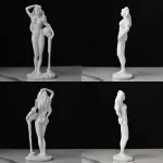 Aphrodite Sculpture Greek Goddess Statue Human Body Figurine Art Ornaments Venus Figurine Office Bookcase Living Room Home Decor - Image 5
