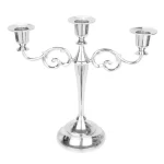 3/5 Arms Metal Candelabra Candlestick Stand Vintage Golden Candle Holder for 2025 Christmas Wedding Event Party Table Decoration - Image 10