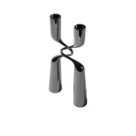 Silver Candle Holder Metal Candelabra Luxury Double Headed Center Table Candle Holders Living Room Home Decoration Gift Ideas - Image 9