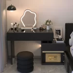 Bedroom Mirror Dressing Table Bedroom Desgin Modern Vanity Table European Salon Designer Service Partitions Hotel Furniture - Image 5
