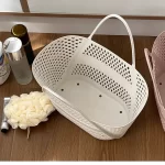 Swimming Bathing Handle Basket Student Bathing Basket Toilet Storage Hoppet Large Capacity Bathroom Storage Baskets Bath Basket - Image 6