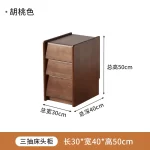 Modern Beauty Nightstand Organize Design Drawers Storage Nightstand Vintage Luxury Cajones De Dormitorio Bedroom Furniture - Image 8