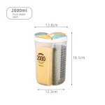 Kitchen Storage Container Large Food Storage Container 360° Rotating Rice Barrels Sealed Cereal Dispenser Rice Tank Grain Box - Image 11