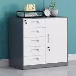 3/4/5 Drawer Office Filing Cabinet Lock Dividers Storage Filing Cabinets Living Room Organizer Cabinet Kitchen Home Furniture - Image 6
