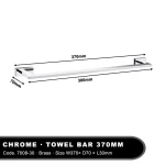 Single Towel Rack 30-80cm Bathroom Towel Holder Hanging Toilet  Clothes Shelf  Wall Mount Kitchen Storage Rail Brass Accessories - Image 12