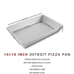 6~10 inch Detroit Style Pizza Pan Deep Dish Pizza Pan, Pizza Pan, Square Baking Pan, Bakeware Kitchenware, Aluminum - Image 16