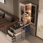 European Unique Cabinets Closet Storage Creative Living Room Interior Cabinet Save Space Meuble De Rangement Room Decorations - Image 4