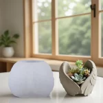 Angel Wings Silicone Mold DIY Gypsum Flowerpot Mould Wings Candle Holder Molds Succulent Flower Pot Concrete Storage Jar Moulds - Image 3