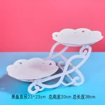 Plastic Cake Stand Home Party Dessert Table Display Rack Dessert Cake Tray Cold Meal Tea Break Table Afternoon Tea Center Rack - Image 10