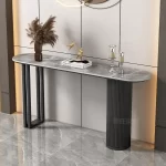 Trendy Unique Console Table Modern Metal Entry Hallway Console Table Luxury Entrance Tisch Wohnzimer Living Room Furniture - Image 3
