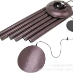 45 Inch Outdoor Wind Chime Red Aluminum Tube Garden Bell With Iron Top Cap Musical Yard Patio Decoration Gift For Mom - Image 5