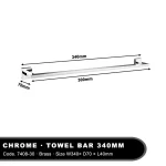 Single Towel Rack 30-80cm Bathroom Towel Holder Hanging Toilet  Clothes Shelf  Wall Mount Kitchen Storage Rail Brass Accessories - Image 13