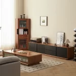 Round Unique Tv Stand French Glamour Retro Elegant Tv Stand Mid Century Design Mobiletto Porta Tv Furniture Home Living Room - Image 3