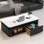 Storage Luxury Coffee Table Modern Living Room Designer Drawers Organizer Moving Side Table Writing Mesa Auxiliar Home Furniture - Image 2