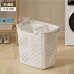 Laundry Hamper With Wheels And Lid Large Capacity Clothes Basket For Bathroom Storage Organizer For Family Kids Dorm Gift - Image 14