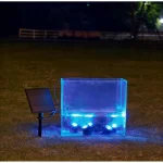 Solar Pond Lights IP68 Waterproof Submersible LED Spotlights Underwater Landscape Lamp for Garden Fountain Pool Pond Decor Lamp - Image 4