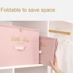Foldable Storage Box Clothing Quilt Organizer Fabric Caja Organizadora Clothes Container Closet Home Organizer Large Capacity - Image 2