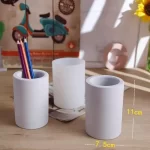 Large Terrazzo Garden Planters Silicone Mold Round Concrete Molds for Flower Pot 15cm Candle Cup Resin Vessel Gypsum Mold - Image 7