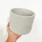 Large Terrazzo Garden Planters Silicone Mold Round Concrete Molds for Flower Pot 15cm Candle Cup Resin Vessel Gypsum Mold - Image 2