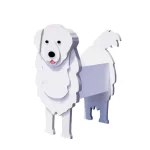 Garden Flower Pot Dog Shape Planter Shiba inu Mastiff Cain Terrier Havanese Vase Pots DIY PVC Flower Planters Garden Home Decor - Image 4
