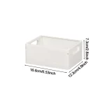 Folding Storage Boxes Basket Household Clutter Box Home Desktop Organizer Foldable Multi-functional Plastic Box Makeup Organizer - Image 14