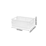Folding Storage Boxes Basket Household Clutter Box Home Desktop Organizer Foldable Multi-functional Plastic Box Makeup Organizer - Image 9