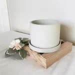 Large Terrazzo Garden Planters Silicone Mold Round Concrete Molds for Flower Pot 15cm Candle Cup Resin Vessel Gypsum Mold - Image 5