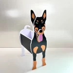 Garden Flower Pot Dog Shape Planter Shiba inu Mastiff Cain Terrier Havanese Vase Pots DIY PVC Flower Planters Garden Home Decor - Image 26