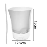 1/5pcs Transparent Self-Watering Plant Flower Pot Lazy Hydroponic Flowerpot Plastic Planters Home Garden Decoraction Planters - Image 7