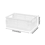 Folding Storage Boxes Basket Household Clutter Box Home Desktop Organizer Foldable Multi-functional Plastic Box Makeup Organizer - Image 8