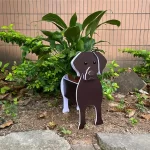 Garden Flower Pot Dog Shape Planter Shiba inu Mastiff Cain Terrier Havanese Vase Pots DIY PVC Flower Planters Garden Home Decor - Image 21