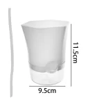 1/5pcs Transparent Self-Watering Plant Flower Pot Lazy Hydroponic Flowerpot Plastic Planters Home Garden Decoraction Planters - Image 8