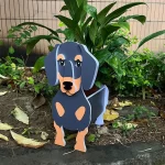 Garden Flower Pot Dog Shape Planter Shiba inu Mastiff Cain Terrier Havanese Vase Pots DIY PVC Flower Planters Garden Home Decor - Image 19