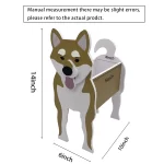 Garden Flower Pot Dog Shape Planter Shiba inu Mastiff Cain Terrier Havanese Vase Pots DIY PVC Flower Planters Garden Home Decor - Image 6