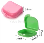 50Pcs Denture Storage Box Partial Denture Case Orthodontic Prosthesis Teeth Container Boxes Dental Retainer Mouth Guard - Image 6