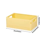 Folding Storage Boxes Basket Household Clutter Box Home Desktop Organizer Foldable Multi-functional Plastic Box Makeup Organizer - Image 18
