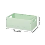 Folding Storage Boxes Basket Household Clutter Box Home Desktop Organizer Foldable Multi-functional Plastic Box Makeup Organizer - Image 22