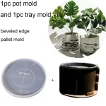 Large Terrazzo Garden Planters Silicone Mold Round Concrete Molds for Flower Pot 15cm Candle Cup Resin Vessel Gypsum Mold - Image 12