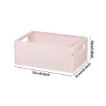 Folding Storage Boxes Basket Household Clutter Box Home Desktop Organizer Foldable Multi-functional Plastic Box Makeup Organizer - Image 20