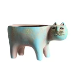 Room Accessories Ceramic Flower Pot Cute Cat Succulent Plant Pots Vase Simulation Animal Cartoon Pots Planters for Indoor Plants - Image 5