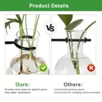 Hydroponic Plant Glass Vase, Modern Desktop Plant Terrarium Planter Bulb Water Planting Propagation Planters Hydroponics Plants - Image 5