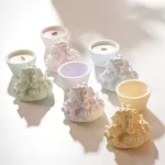 Plaster Planter Pot Silicone Mold Candle Holder Mold With Lid Concrete Candle Jar Vessel Container Mold DIY Home Decoration - Image 6