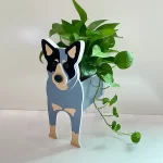 Garden Flower Pot Dog Shape Planter Shiba inu Mastiff Cain Terrier Havanese Vase Pots DIY PVC Flower Planters Garden Home Decor - Image 7